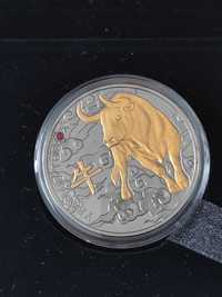 Серебряная монета Год Быка 2021 Камерун, 10г 2021 год
