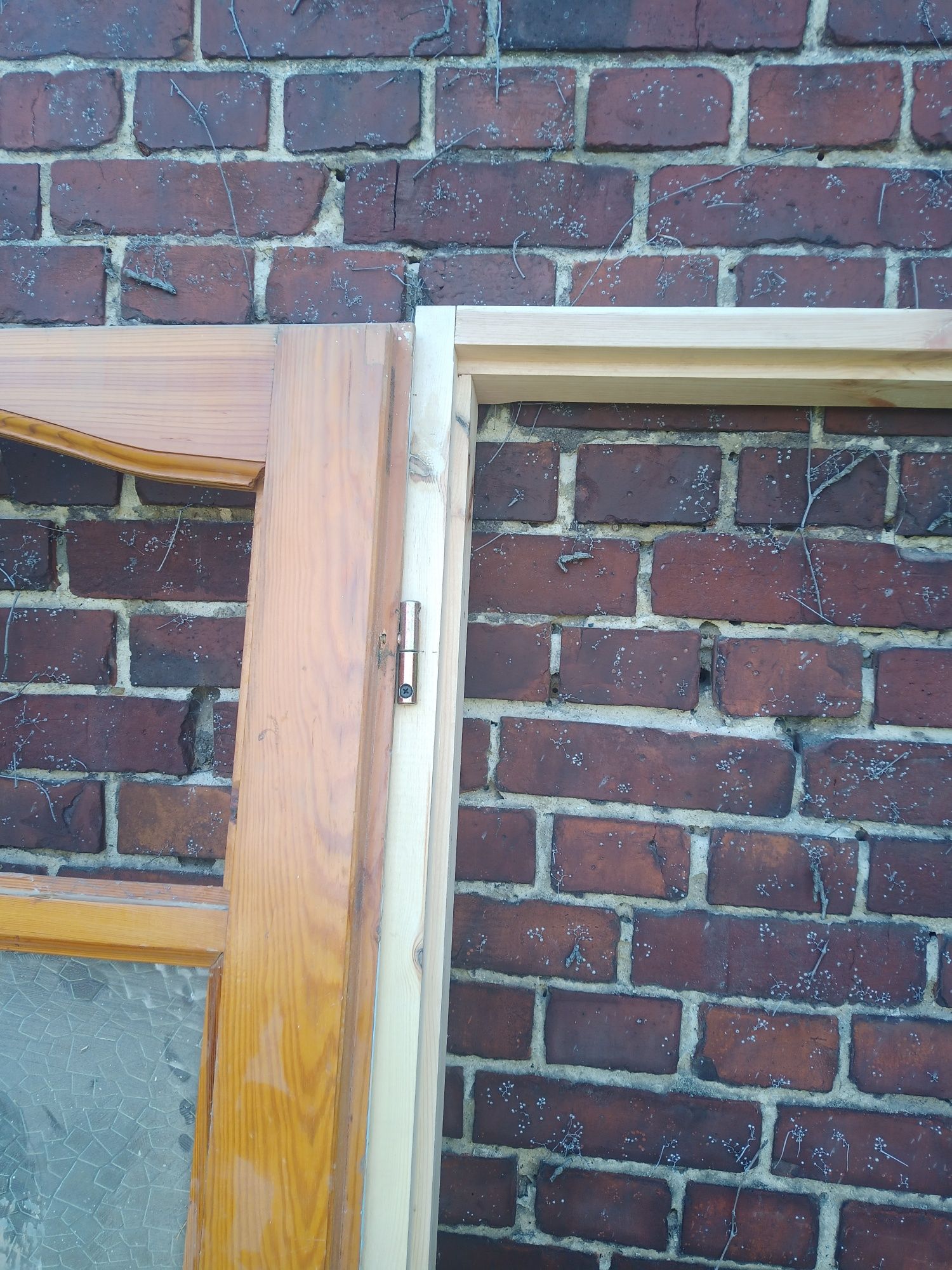 Drzwi wewnętrzne drewniane z ościeżnicą
