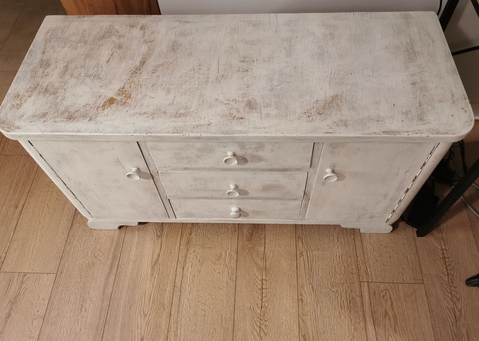 Komoda vintage biała