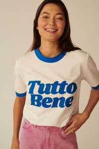NOWA koszulka T-shirt She is Sunday "Tutto Bene" r. S