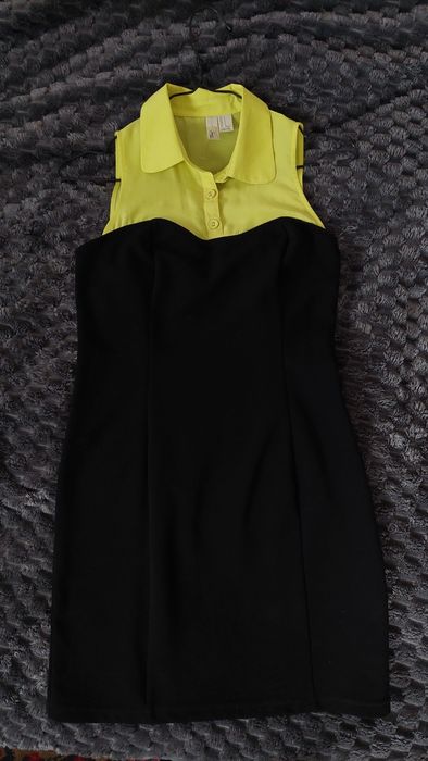 Сукня чорна корсетного крою, розмір xs