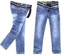 nowe spodnie jeans elastyczne 481 FAMOUS 164 mięciutkie