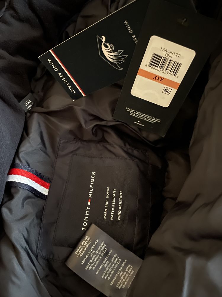 -60%$ 3XL XXXL 52 54 Tommy Hilfiger пуховик куртка парка мужская