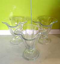 Набор 3 пиалы креманки стекло