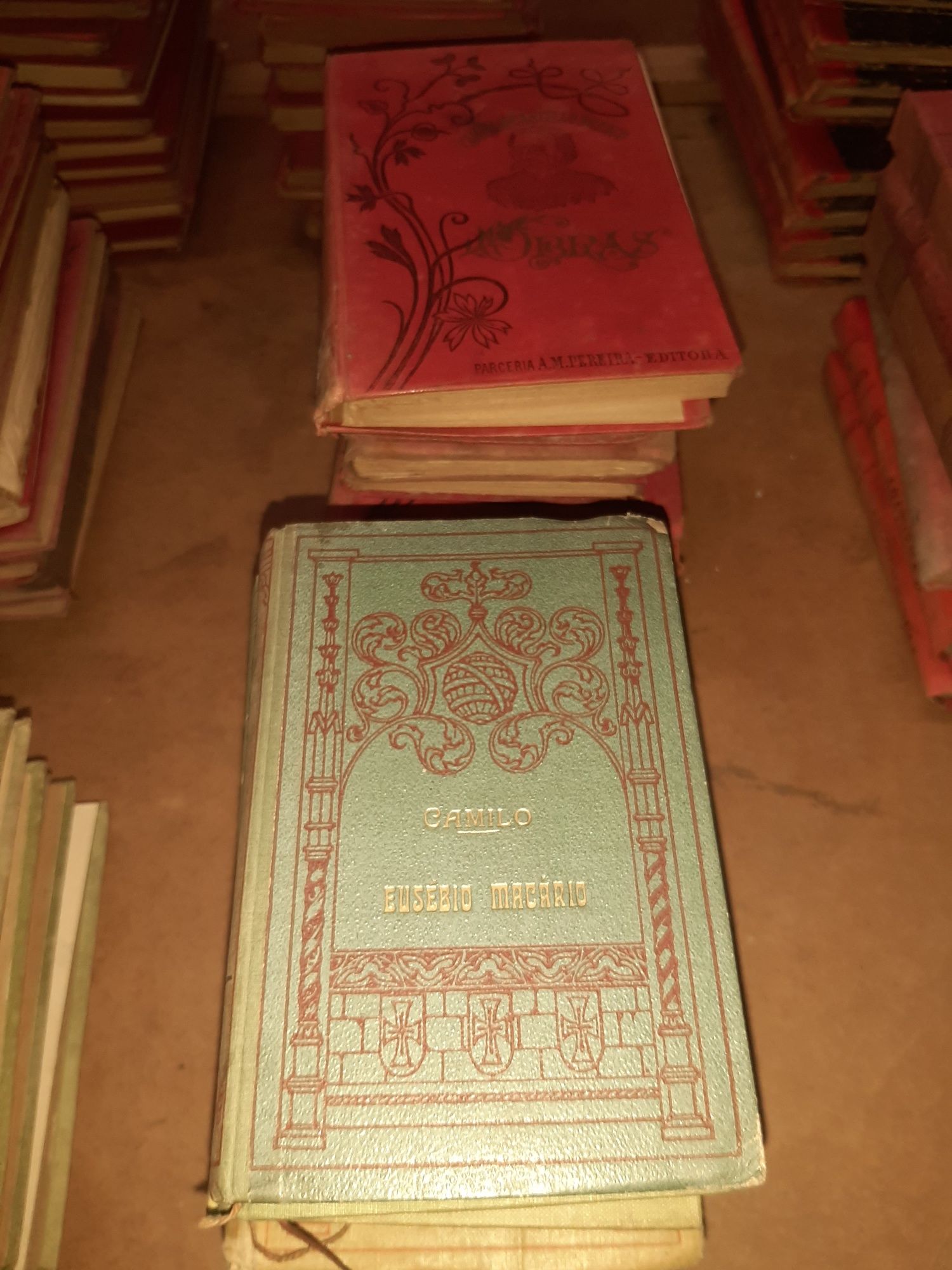 Lote de Livros de Camilo Década de 1900
