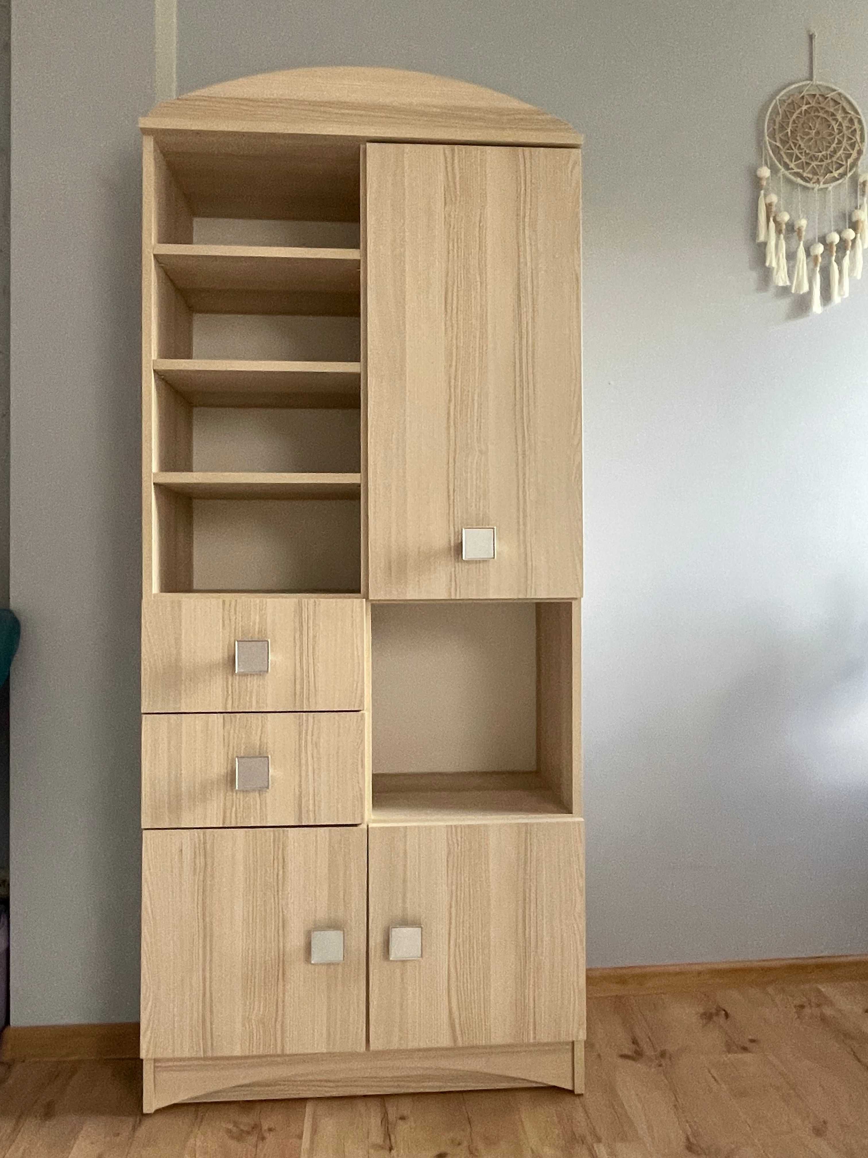 Zestaw mebli do pokoju dziecka; 2 x komoda, biurko, szafa