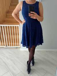 Sukienka niebieska krótka