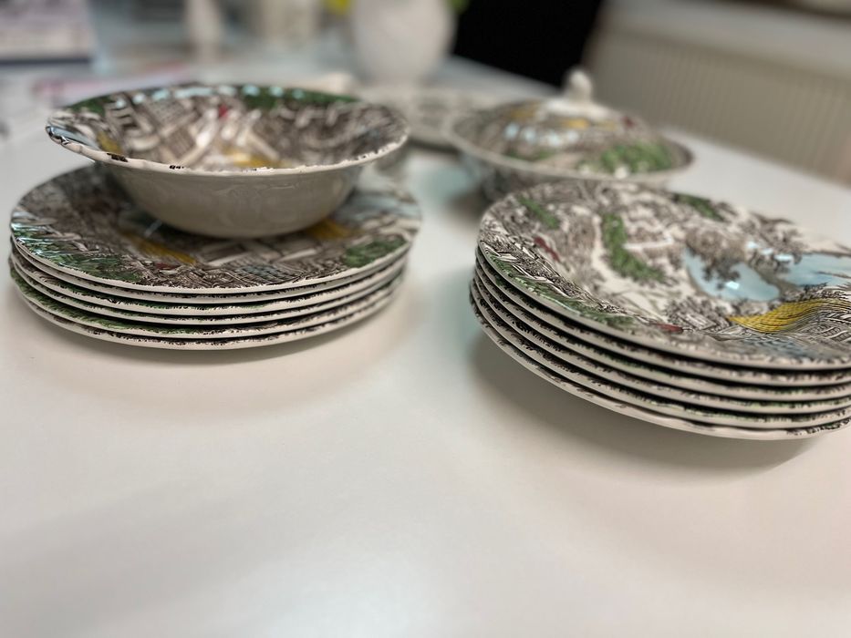 Антикварний фарфор Англія MYOTT  Hunter