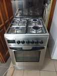 Плита газова з духовкою електричною Mastercook Plus Нержавійка