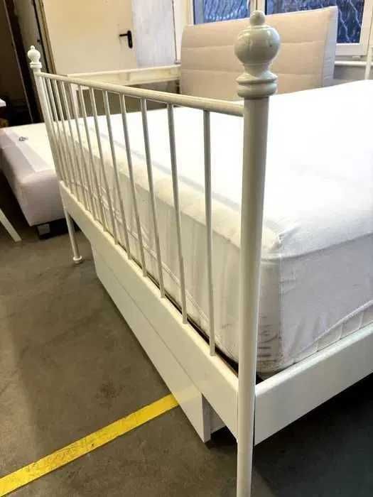 Łóżko IKEA Leirvik z Materacem 140x200 – Dostawa GRATIS
