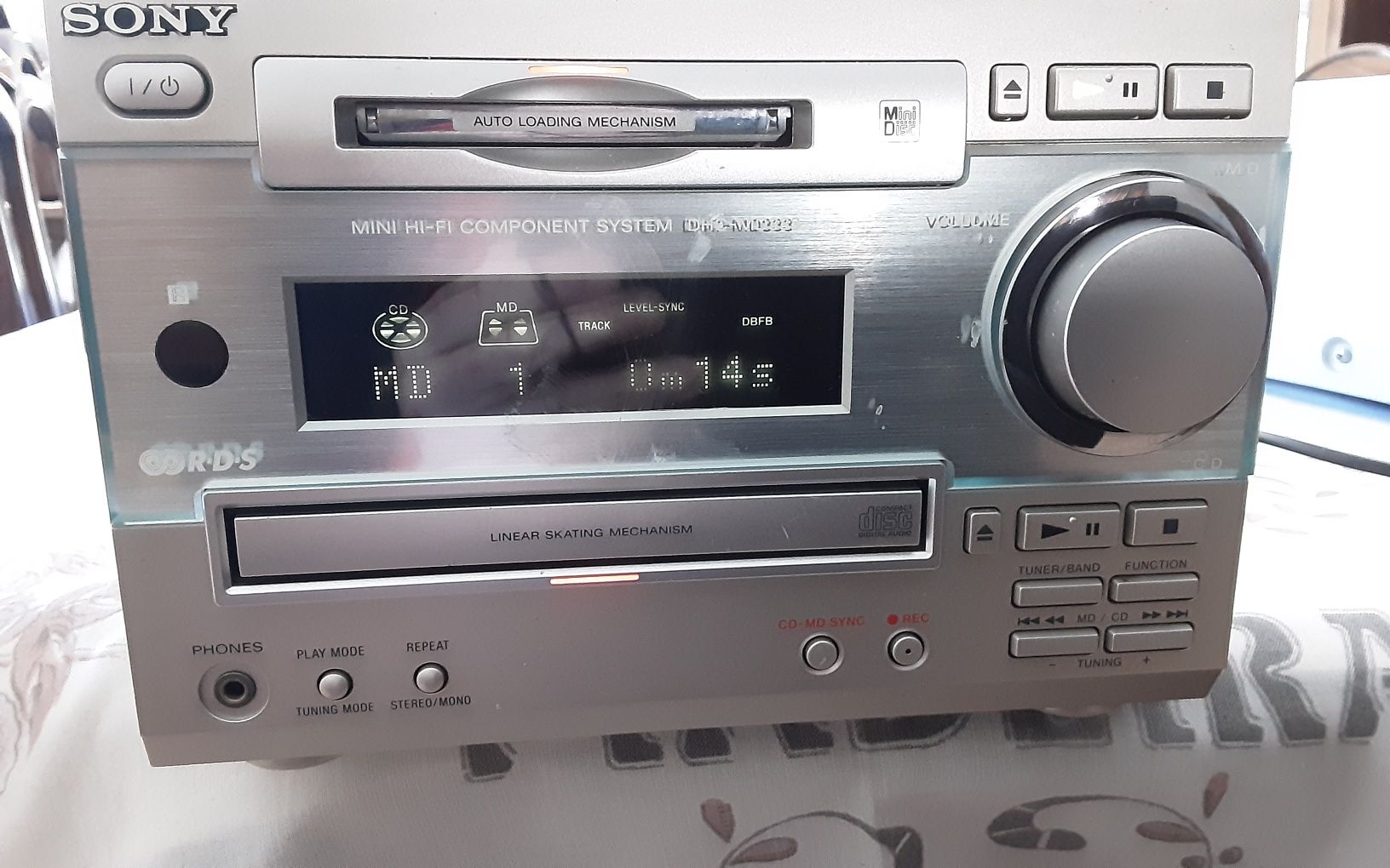 Mini hifi componente sony