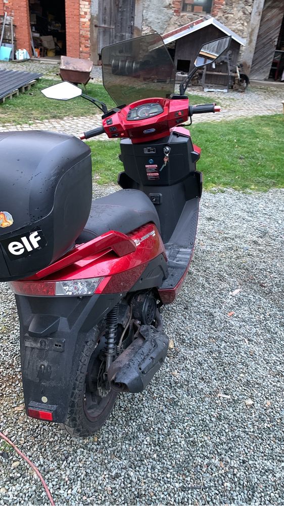 Motocykl Cruiser Juneng 125 EFI, 8tkm, 2018r,Problem z silnikiem