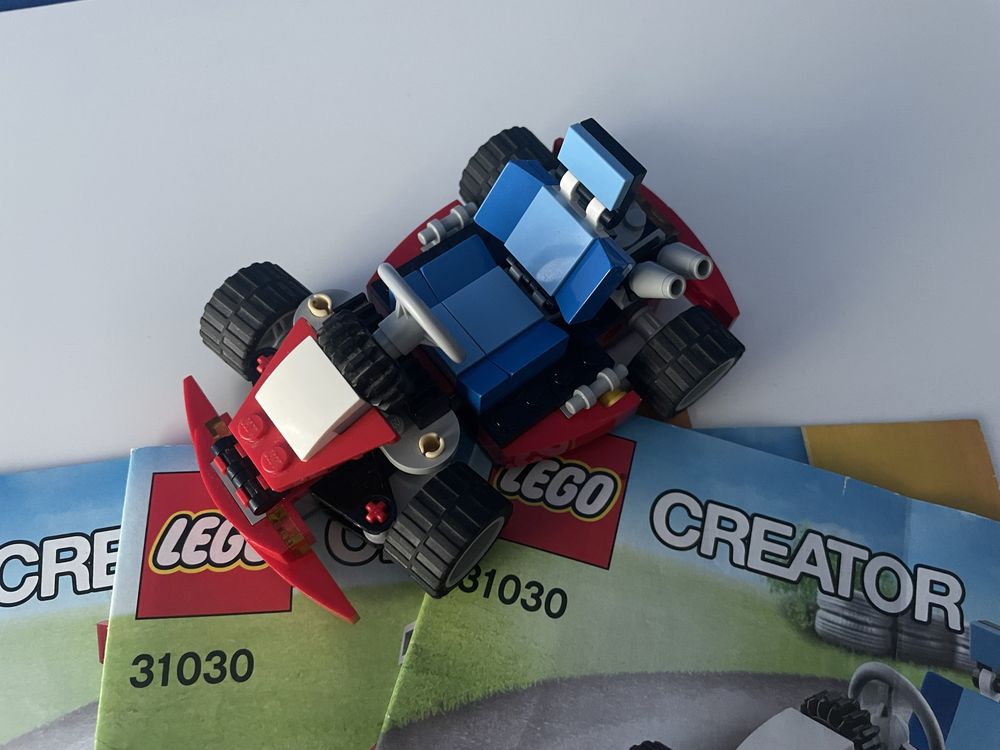 Lego creator 3w1 31030 czerwony gokart