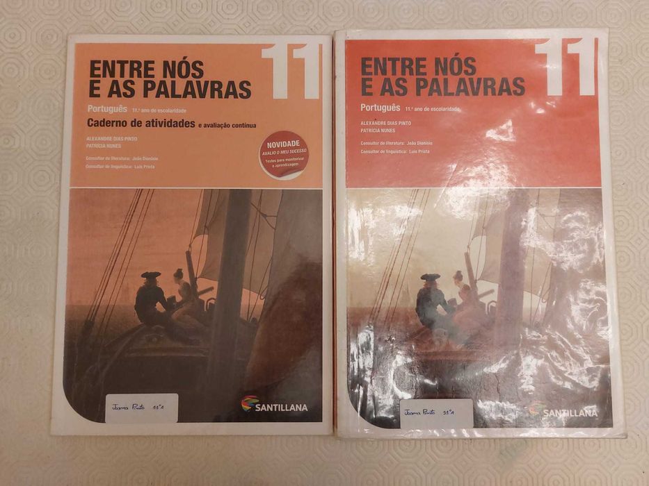 Manuais e caderno de atividades de 11. Ano