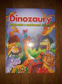 DINOZAURY - Książeczka z szablonami.