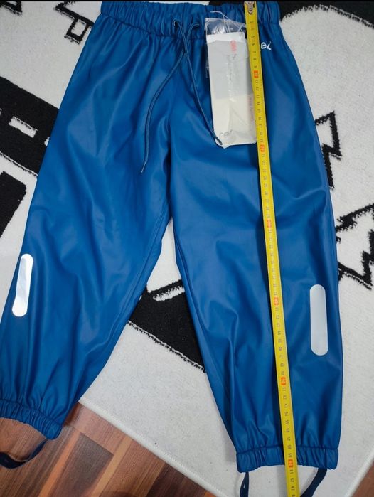 Spodnie przeciwdeszczowe od deszczu gumowane nieprzemakalne