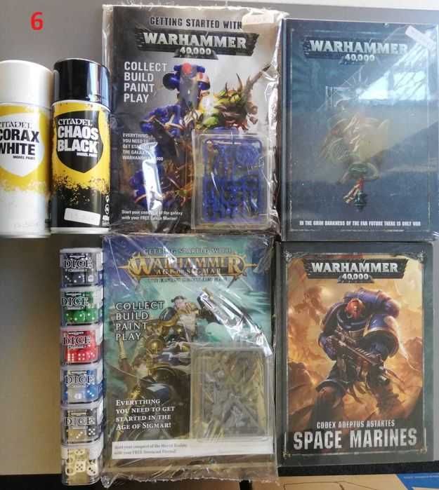 Sets e outros produtos de Warhammer 40k, Age of Sigmar e Underworlds