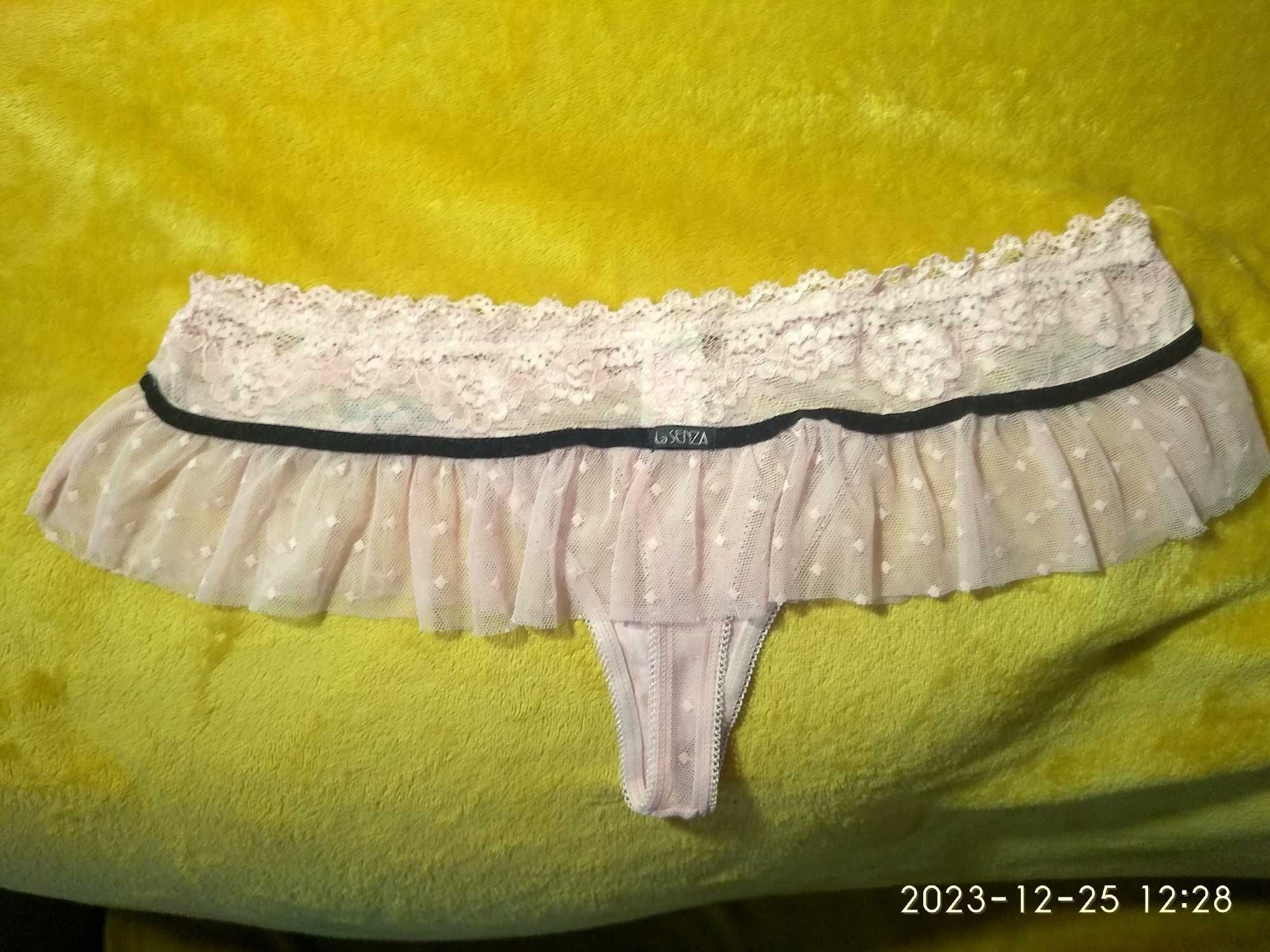 Трусы кружева LaSenza розовые 2 пары S/M