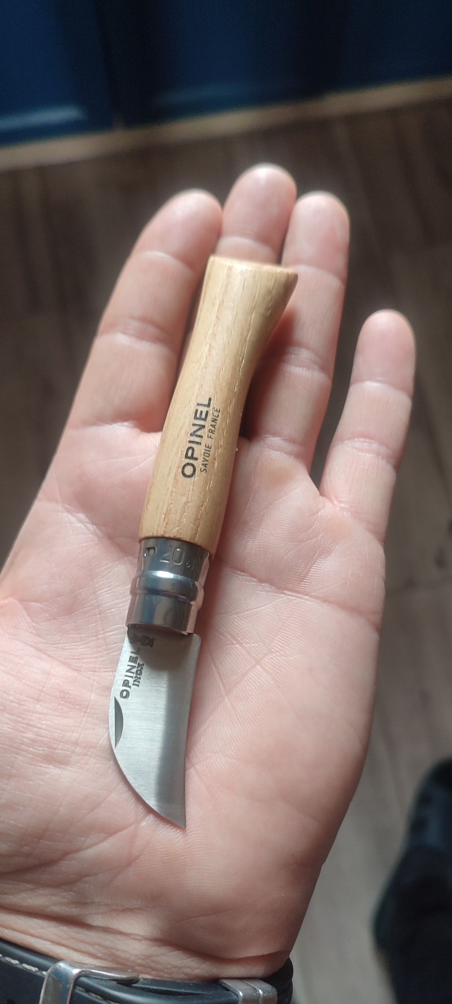 Нож для каштана и чеснока Opinel 07 ніж малюк кіготь  для кісточок