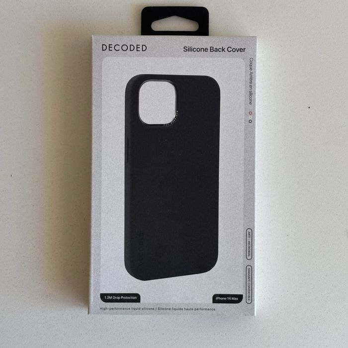 Capa Decoded Silicone Back Cover Preta para Apple iPhone 14 Plus + NEW