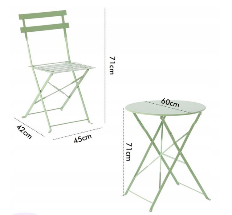 Уличный столик состояние новое