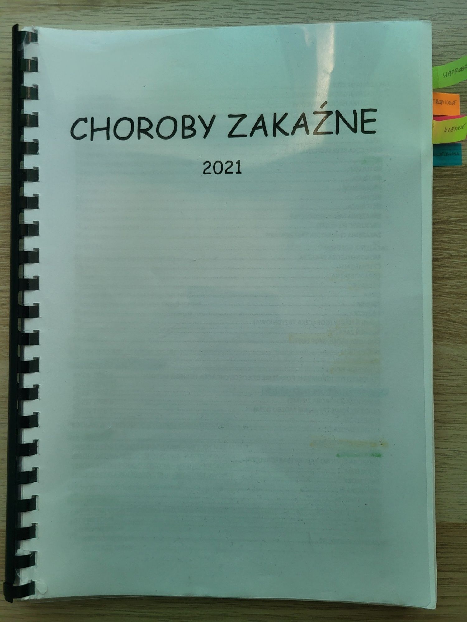 Skrypt "Choroby zakaźne 2021"
