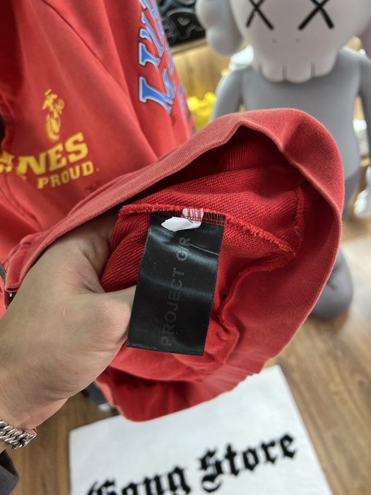Зіп Худі GRAILZ Project G/R USA Marines Faded Red