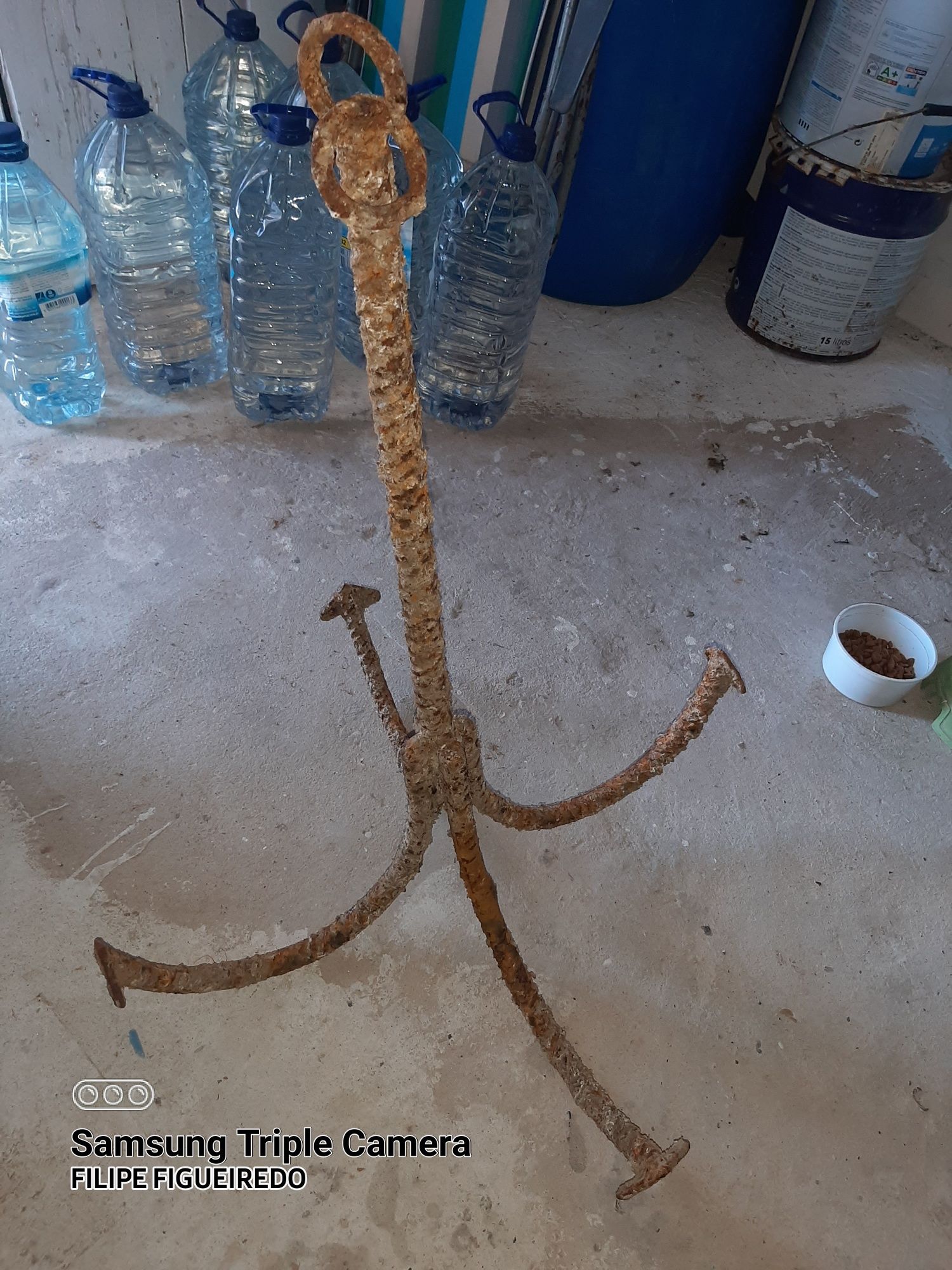 Âncora 7kg em ferro.