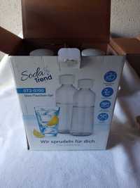 Soda Trend Zestaw 2 szklanych butelek do saturatora, ST2-G100