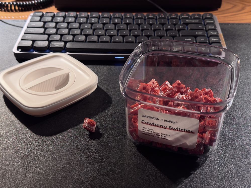 100pcs NuPhy Cowberry Low-profile Switches