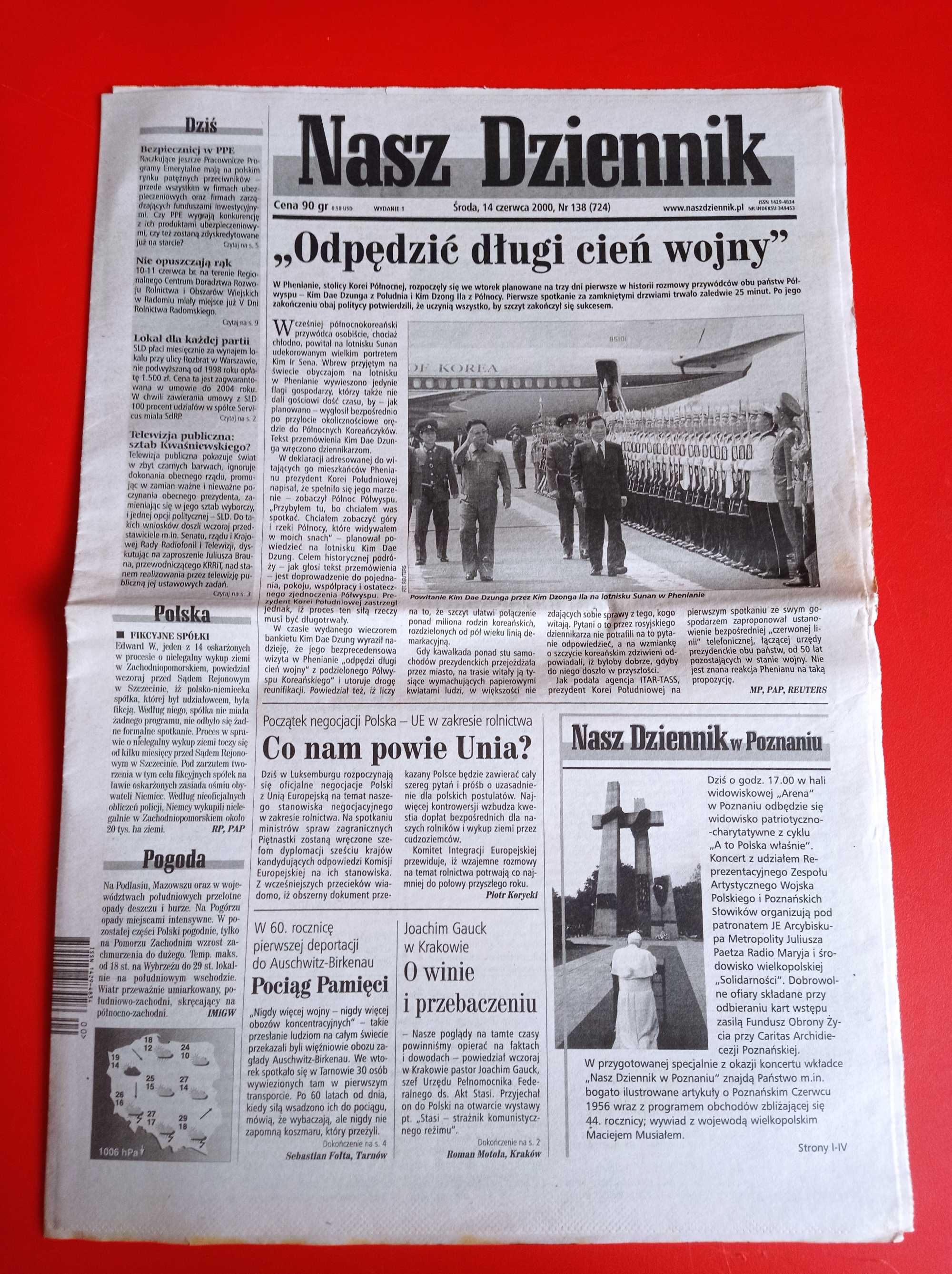 Nasz Dziennik, nr 138/2000, 14 czerwca 2000
