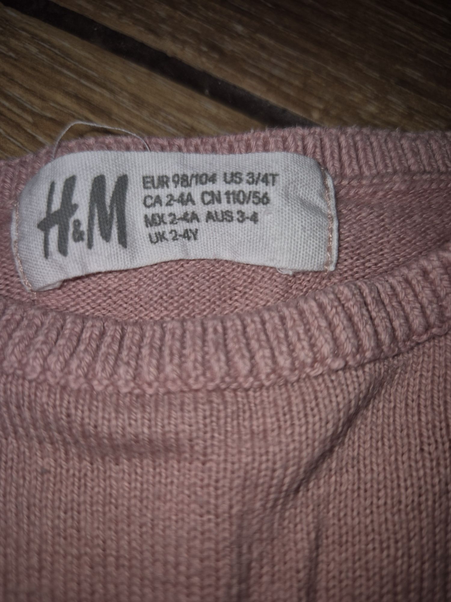 Sweterek świąteczny H&M 99/104