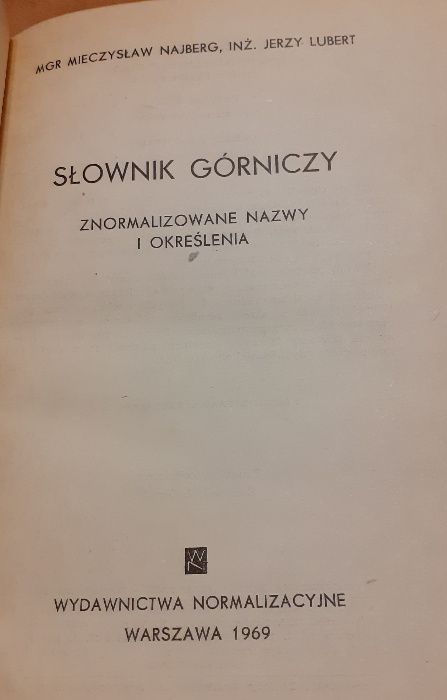 PORADNIK GÓRNIKA Tom I-V słownik i wysyłka gratis