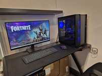 Zestaw Komputer do gier ryzen 7 monitor 27 cali klawiatura myszka