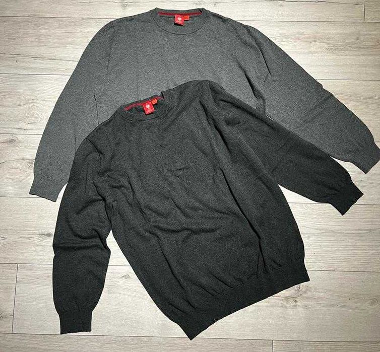 Чоловічий джемпер Engelbert Strauss, розмір L, бавовняний, темно-сірий