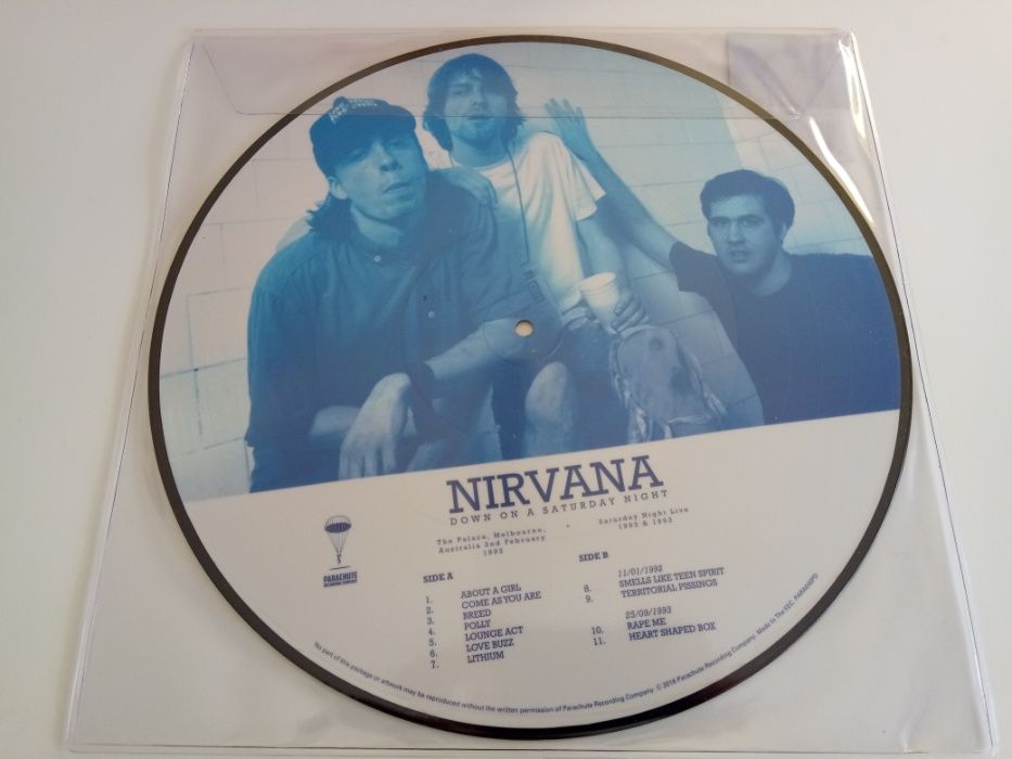 Disco Vinil Nirvana Live Down On Saturday Night Novo