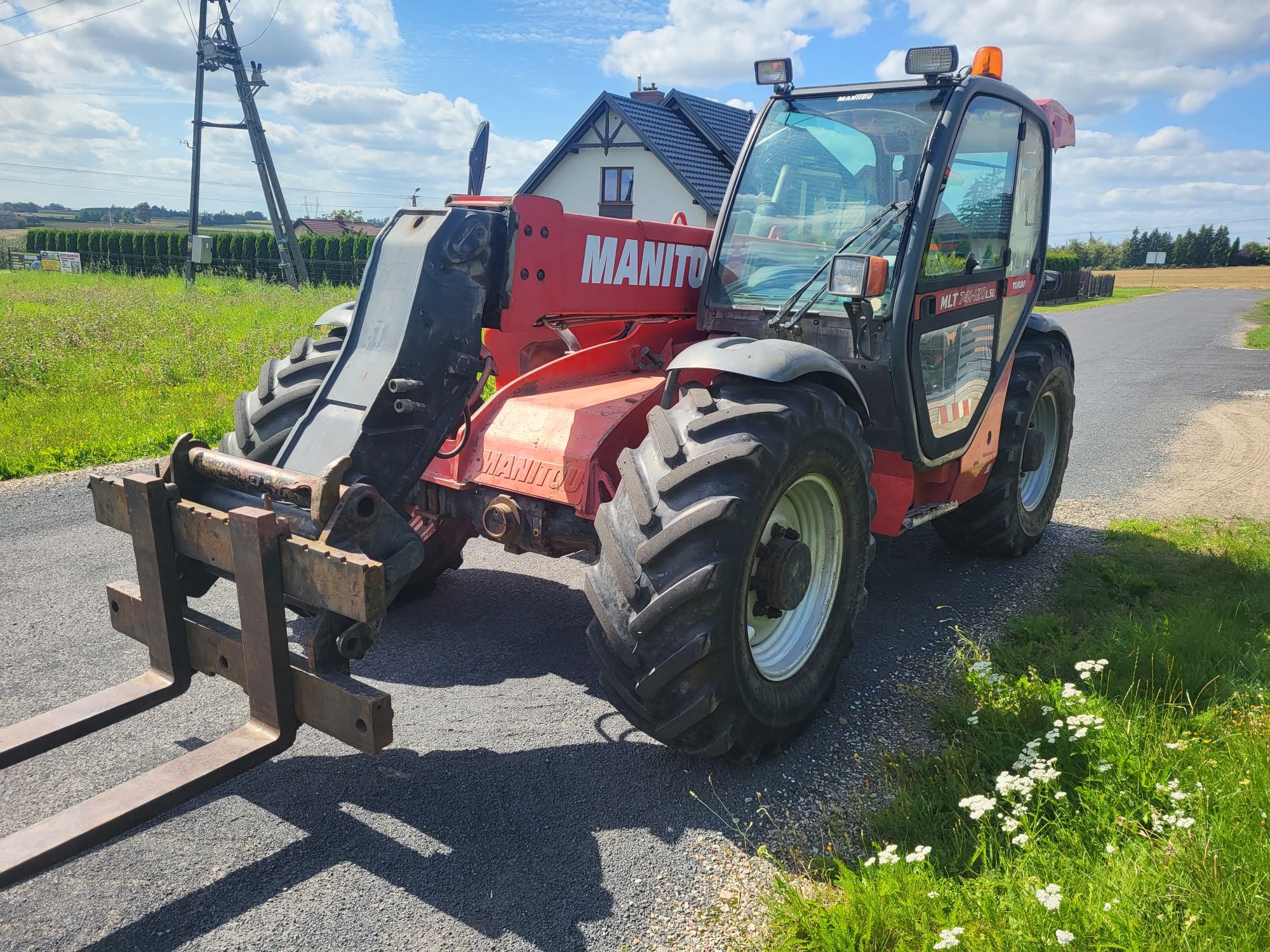 Ładowarka teleskopowa MANITOU MLT 741-120 (nie JCB CLAAS CAT)