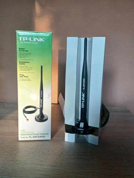 Antena wewnętrzna WiFi TP-Link TL-ANT2405C dookólna Plug and Play