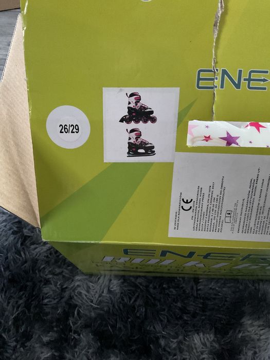Rolki/łyżwy dziecięce zestaw rozmiar 26/29
