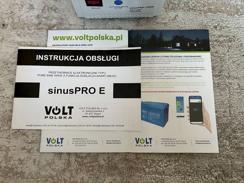 Volt Polska SINUS PRO 1000E 12V/230V ДБЖ