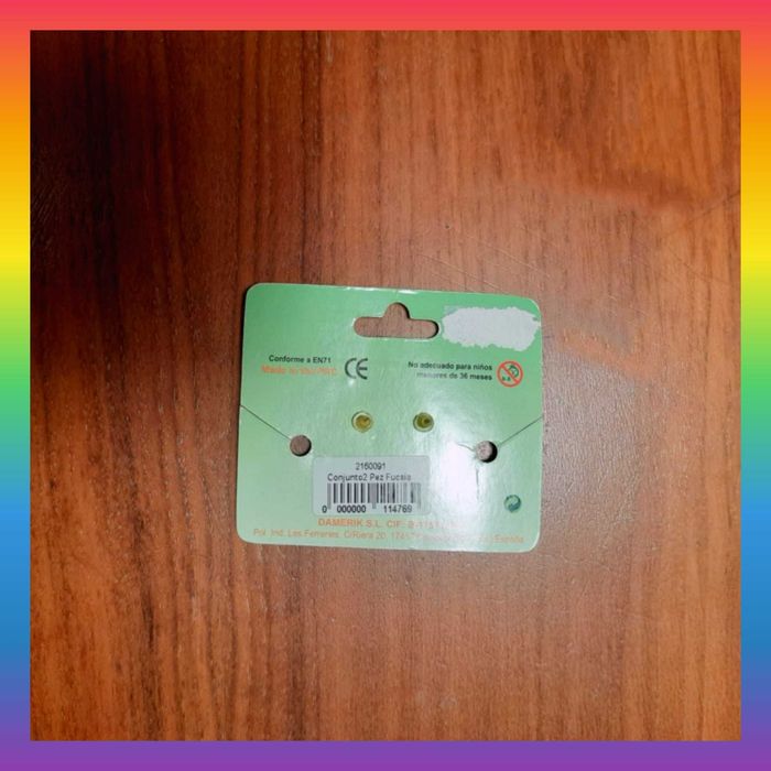 Brincos com peixinho, feitos á mão, 4 euros