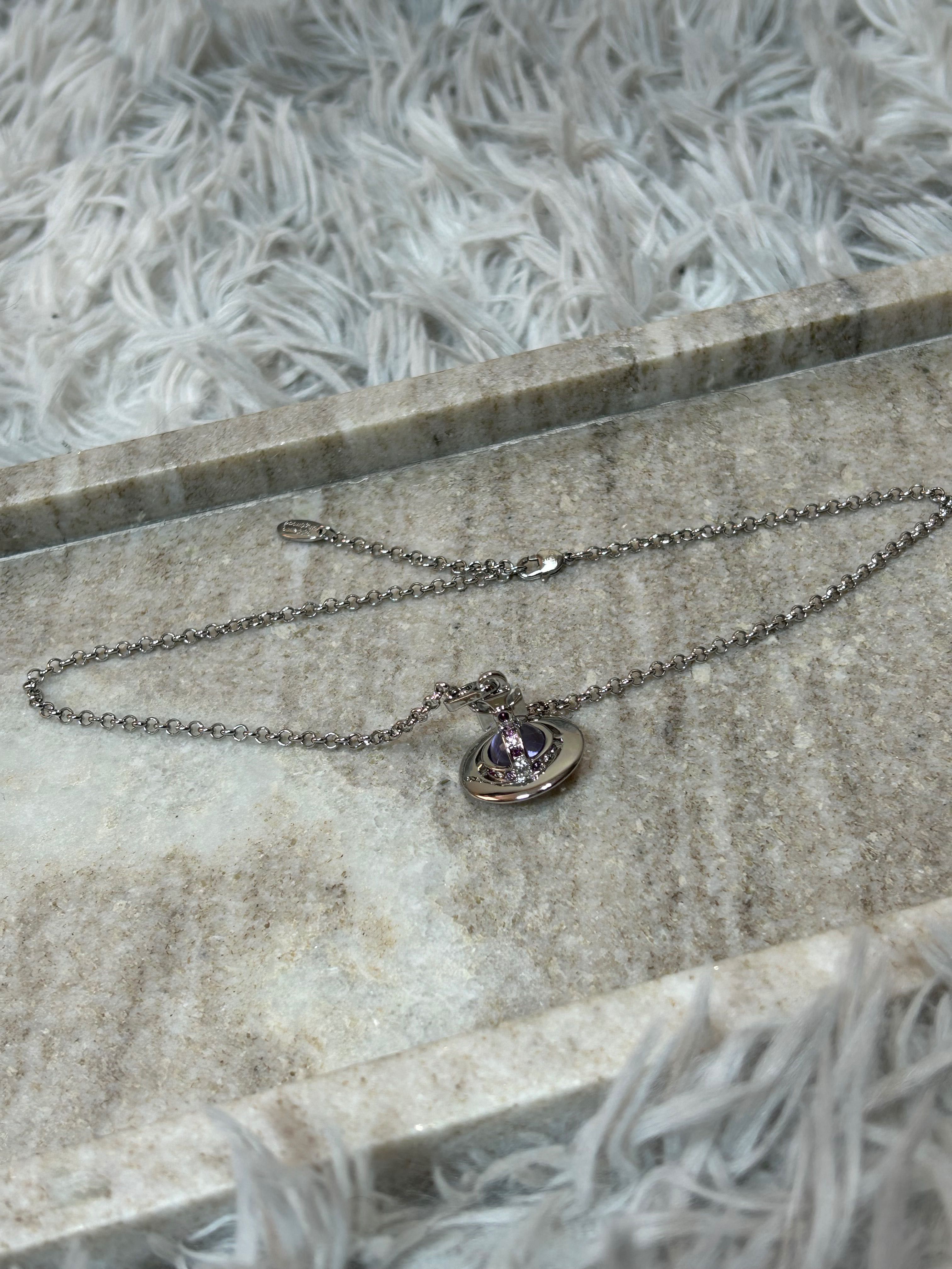 Подвеска Vivienne Westwood Mini Orb Purple
