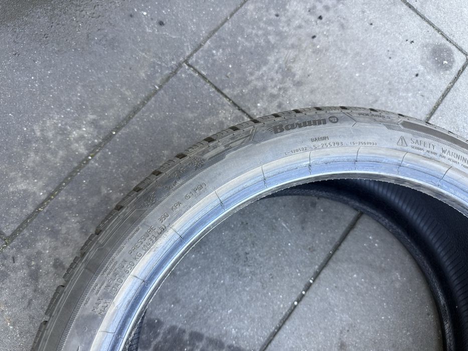 Opony zimowe 7mm BARUM Polaris 5 225/40/19 zima