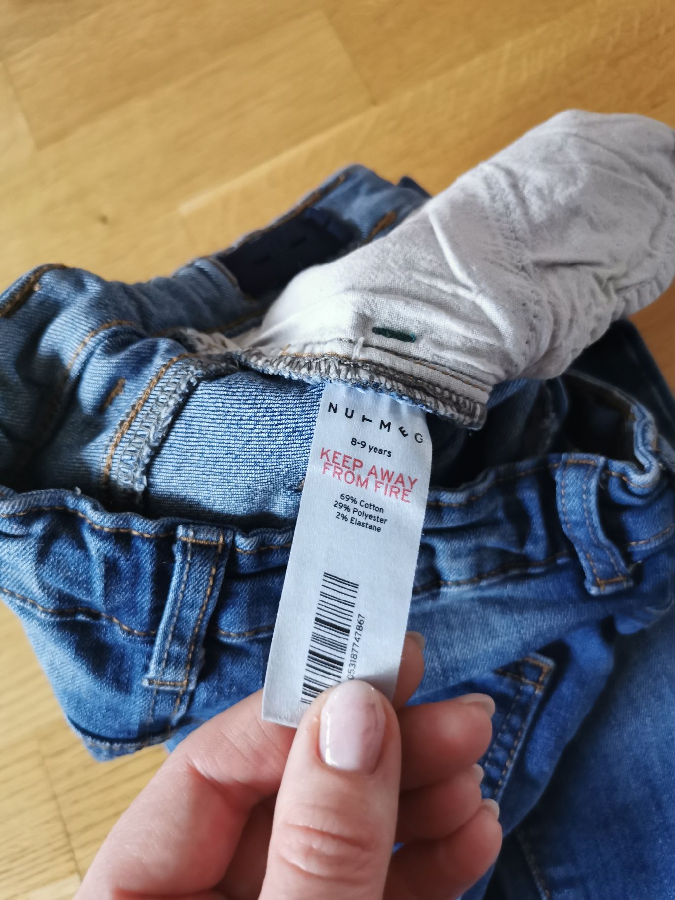 Spodnie jeans Nutmeg 8-9 lat.