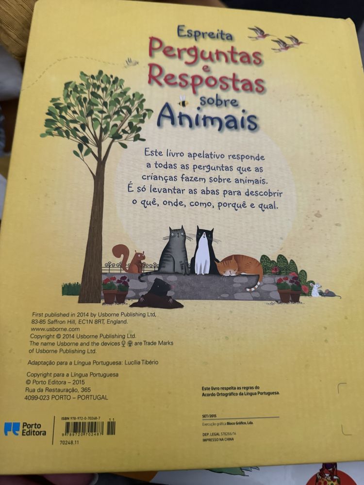 Livro Perguntas e respostas sobre animais