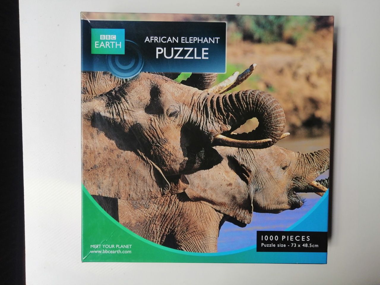 Puzzle 1000 elementów  bbc earth słonie