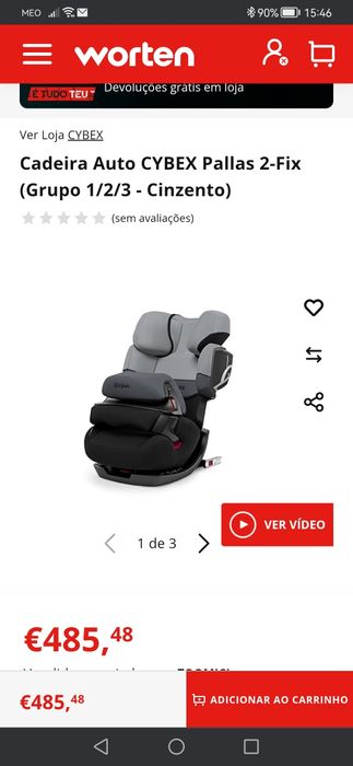 Cadeira para auto Cybex pallas s fix