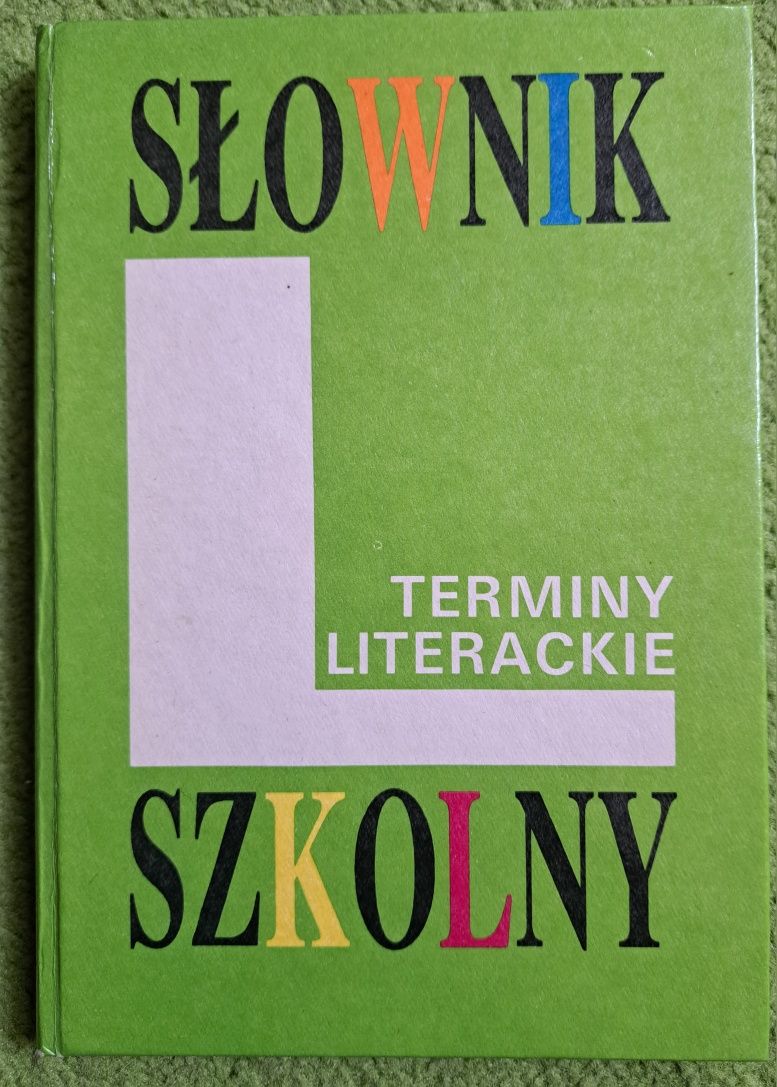 Słownik szkolny Terminy Literackie