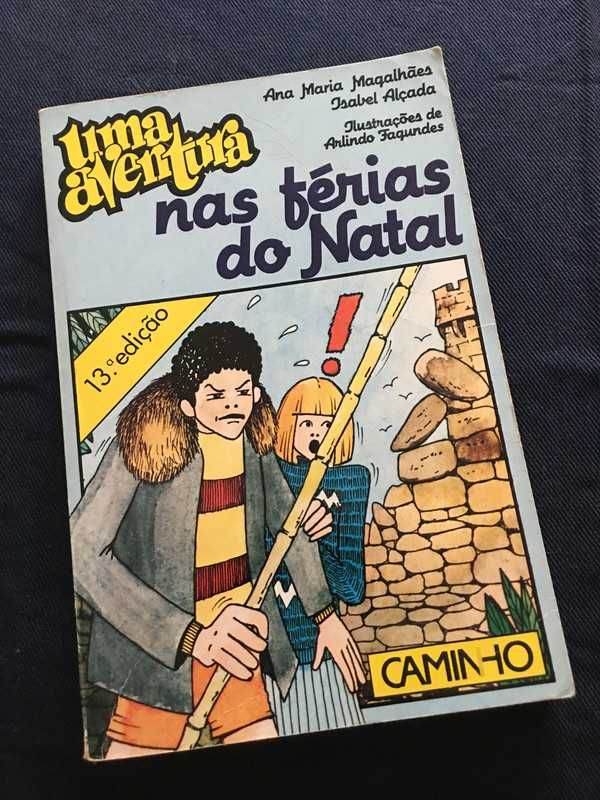 5 livros da colecção Uma Aventura