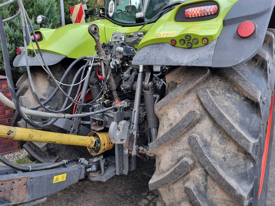 Claas Axion 870 Cmatic Cebis WOM przód Nawigacja nowe opony z Niemiec